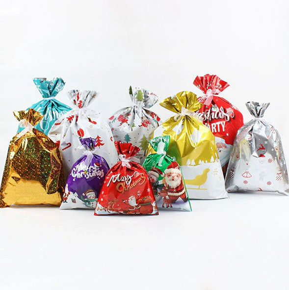 🎅Christmas Sales🎄Drawstring Christmas Gift Bags (Biodegradable)