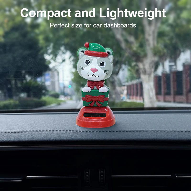 Solar-Powered Car Dashboard Toys