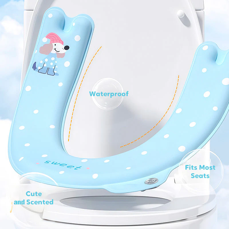 Home Waterproof Printed Toilet Seat Cushion
