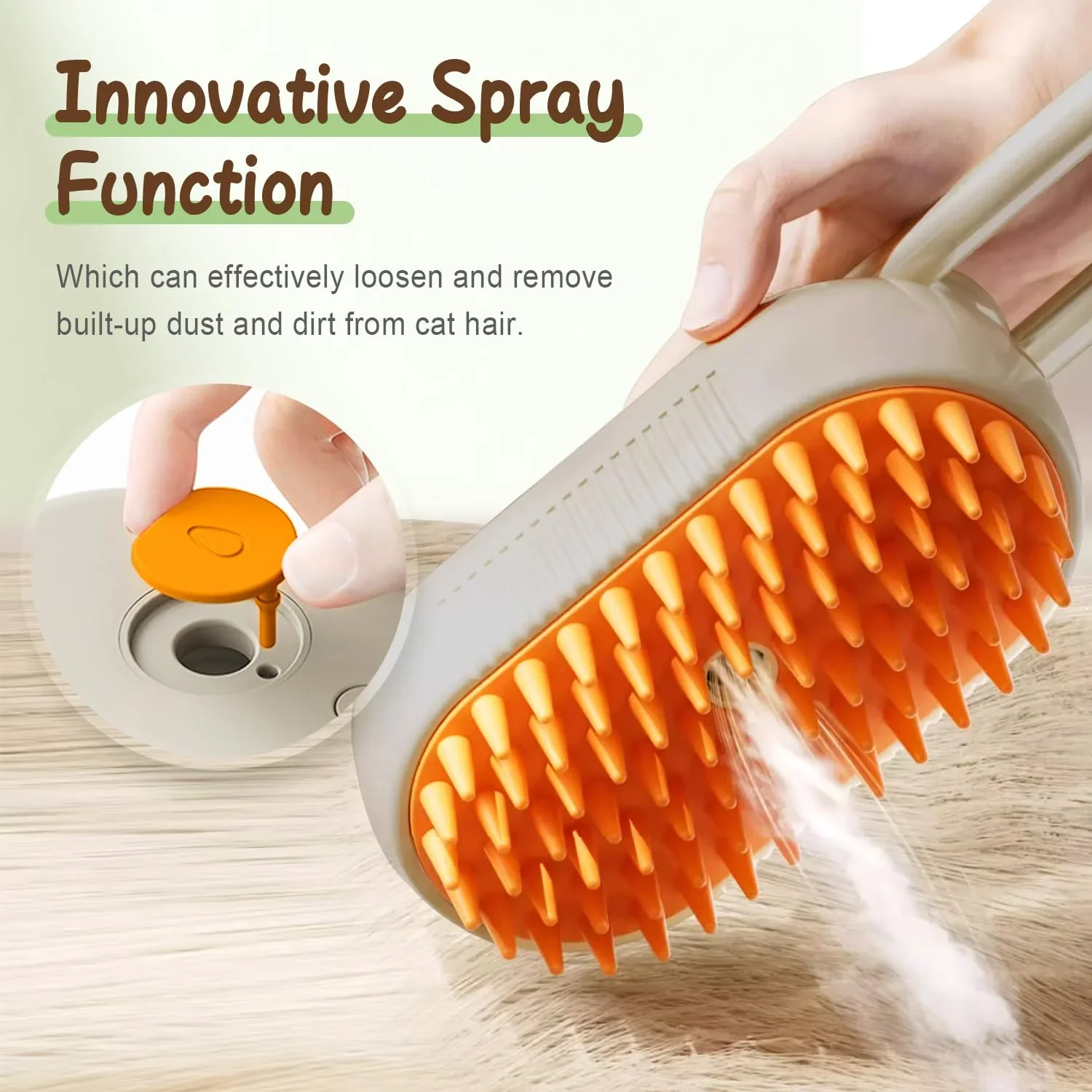 Hot Sale🎁🔥✨3 in 1 pet steam brush