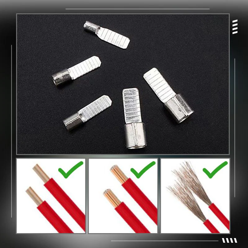 Pousbo® 260pcs Durable Copper Terminal Blocks