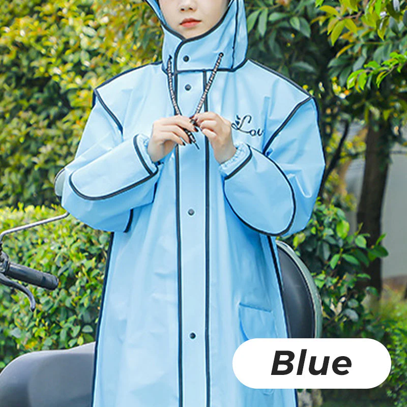 ⏳Time-limited Special⏰Reusable Hooded Raincoat with Mask for Adults🛡️