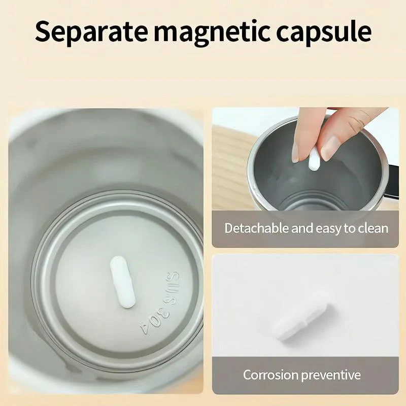 🏆Flash Sale⚡50K+ SOLD! 💥☕Rechargeable Automatic Magnetic Stirring Coffee Mug Set with Digital Display