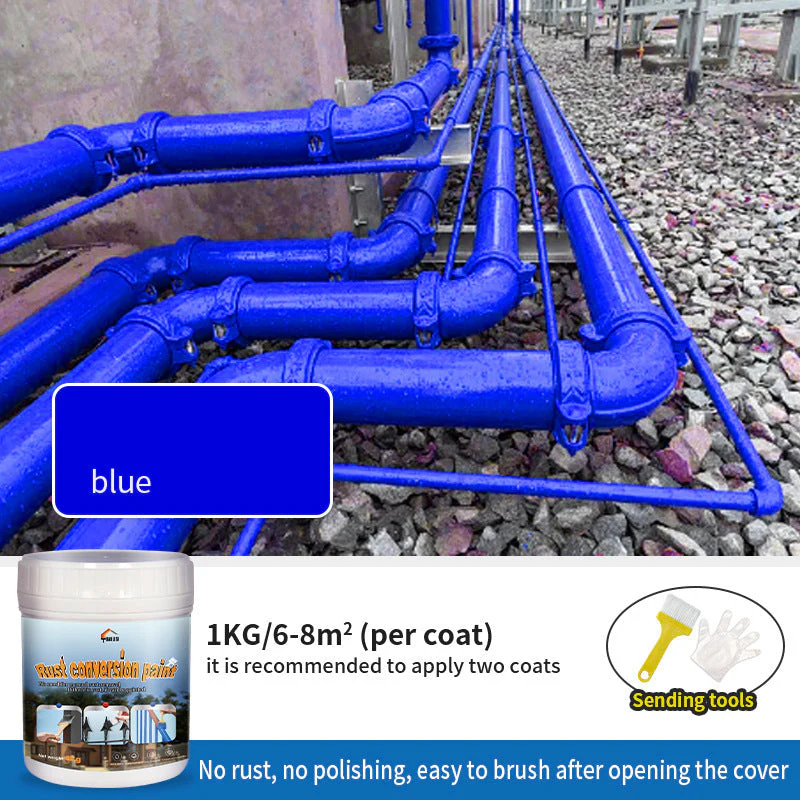 Colored Water-Based Rust Conversion Paint