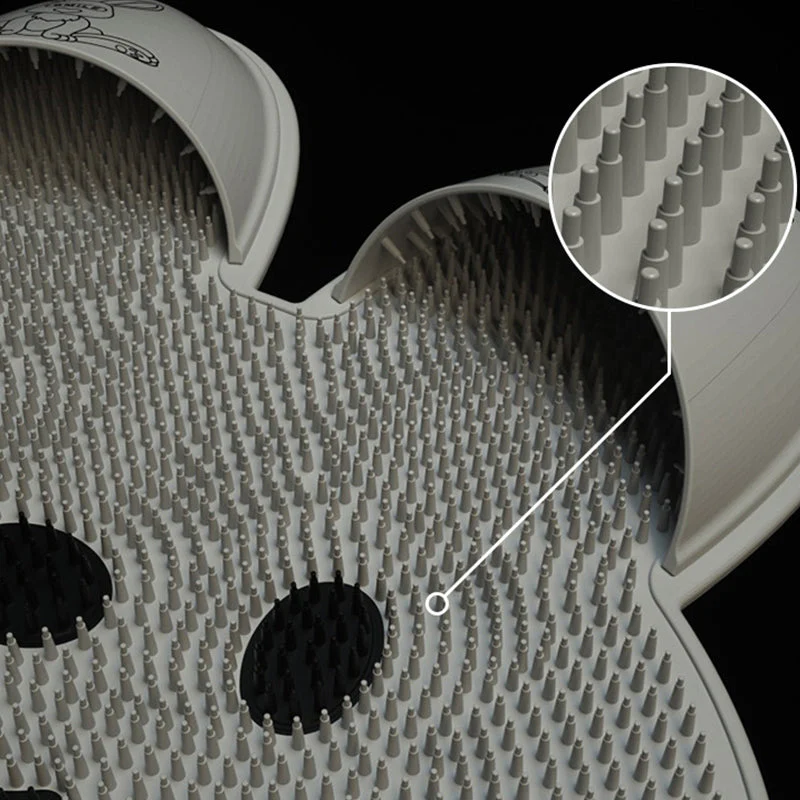 🐰Foot massage to help the whole body blood circulation 🦵Multi-Functional Silicone Massage Mat