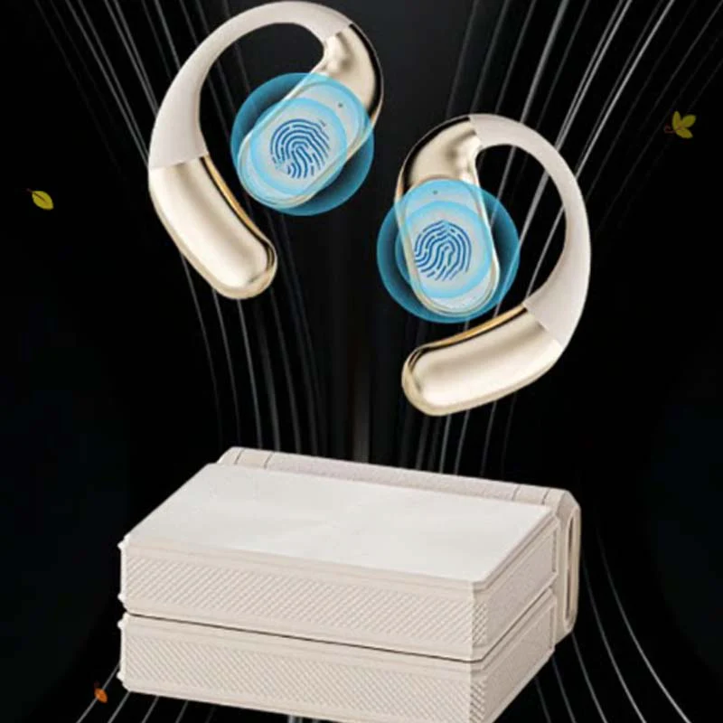 🎧 Wireless Open-Ear Earbuds – Lightweight, Clear Sound & Safe for Outdoor Use 🏃‍♂️✨