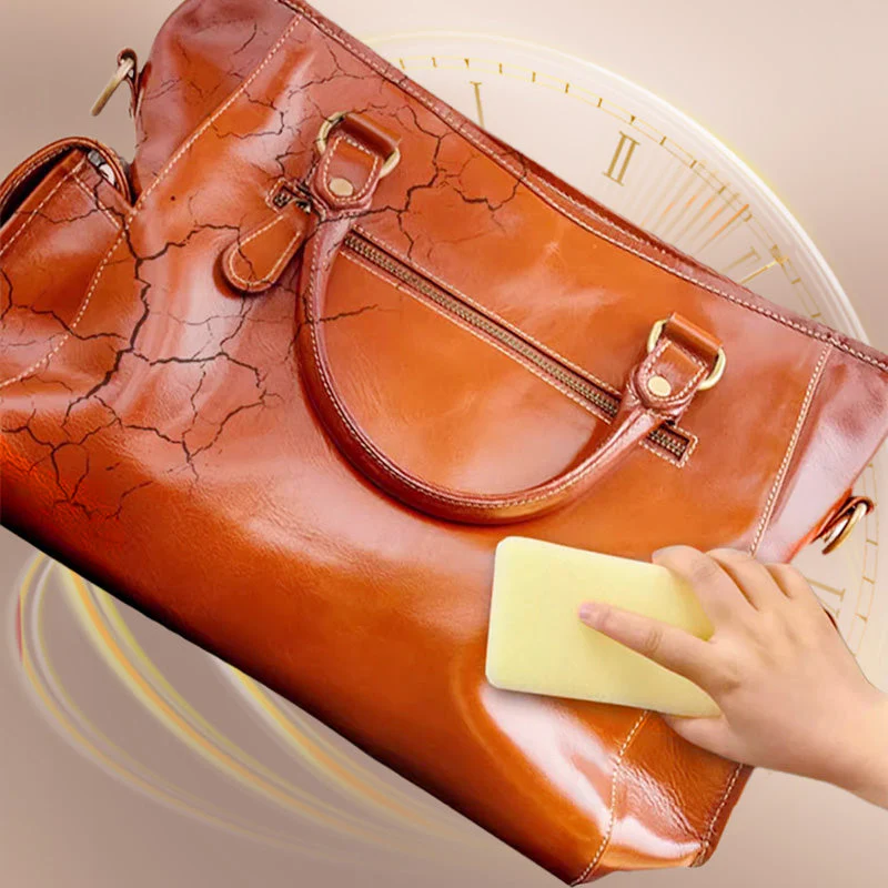 Leather Care & Cleaning Cream with Sponge