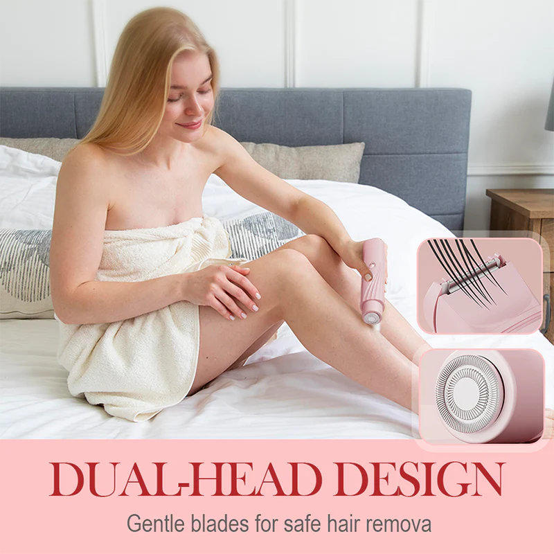 Portable Dual-Head Electric Epilator