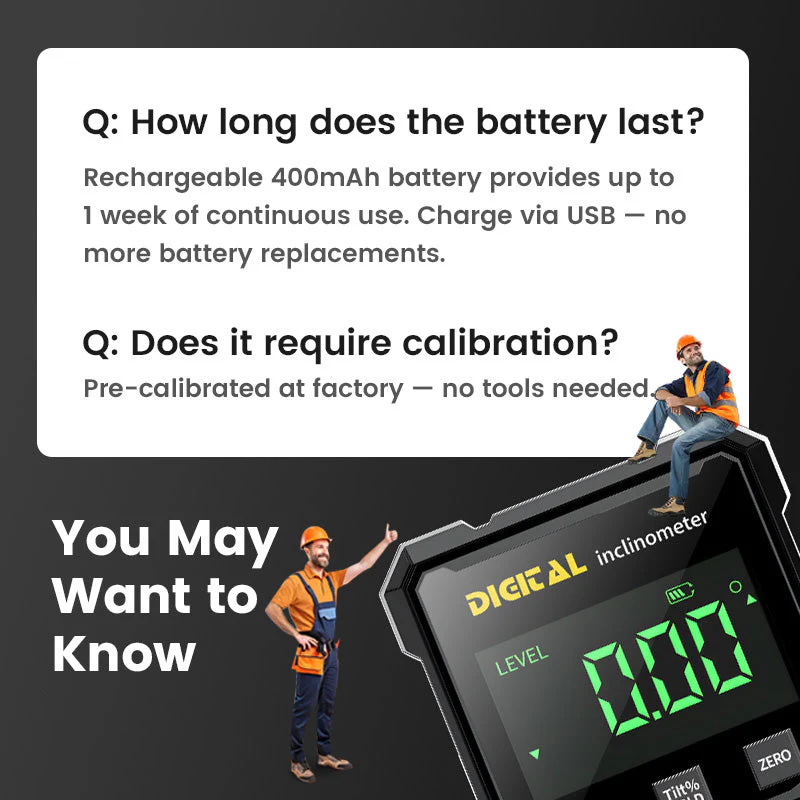 📐 50% OFF NOW! 🔥 4-Side Magnetic Digital Angle Gauge - Laser Precision & Multi-Surface Use, Perfect for Woodworking and Construction ✨