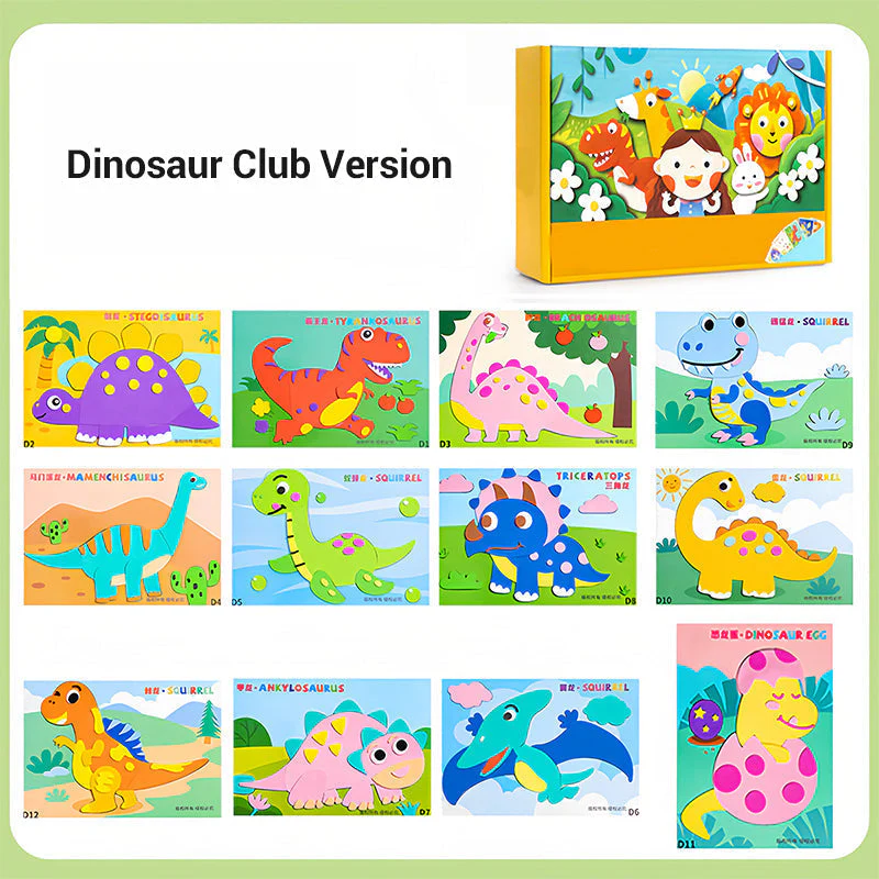 🔥HOT SALE 50% OFF-Children’s DIY 3D EVA Sticker Craft