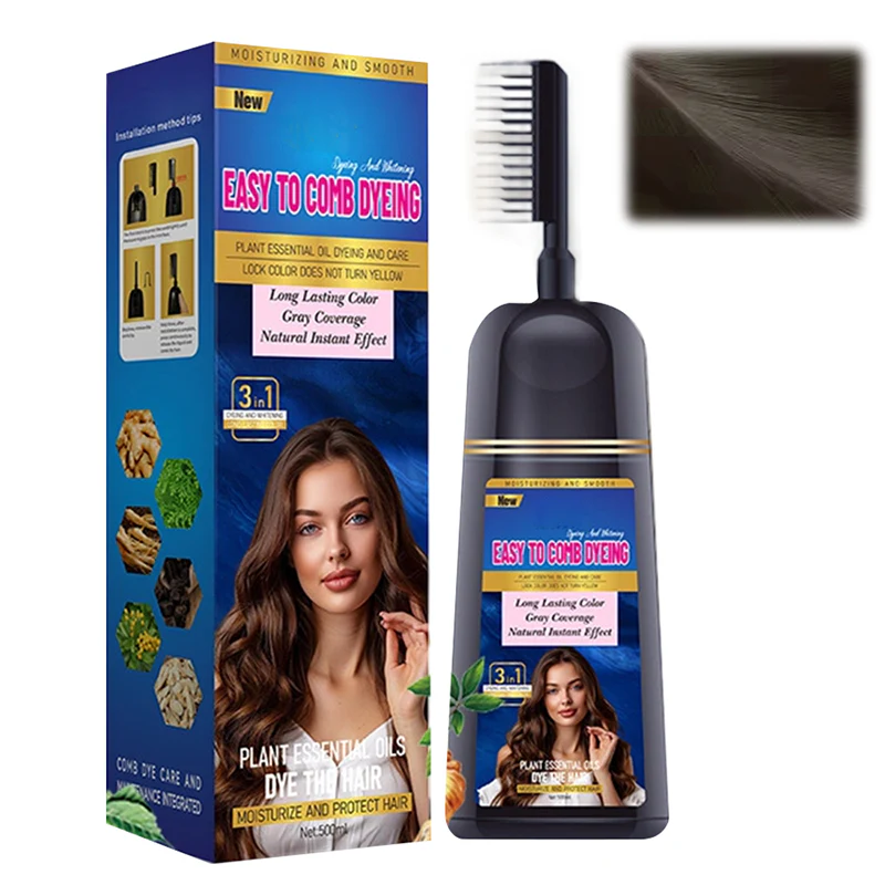 3-in-1 Hair Dye with Comb