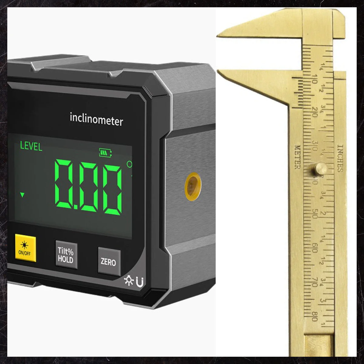 📐 50% OFF NOW! 🔥 4-Side Magnetic Digital Angle Gauge - Laser Precision & Multi-Surface Use, Perfect for Woodworking and Construction ✨