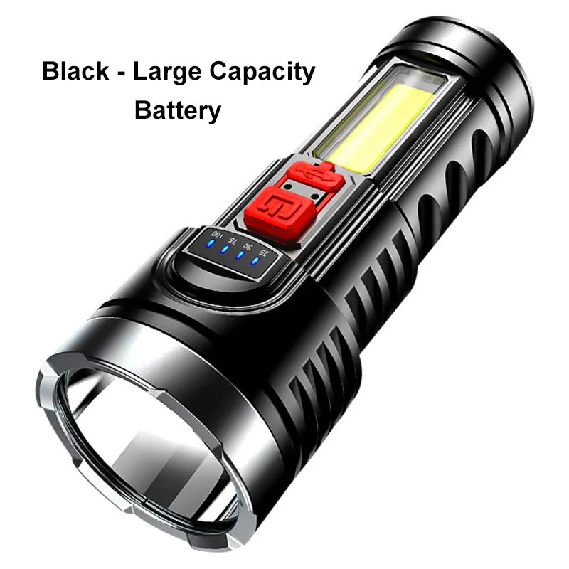 Outdoor Ultra-Bright Long-Range LED Flashlight