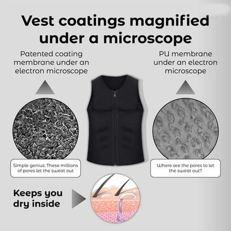 Men's Workout Zipper Body Shaper Tank Top