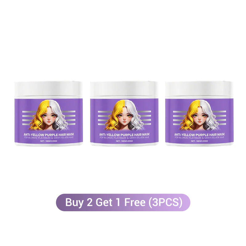 Anti-Yellowing Purple Hair Mask 💜 Say goodbye to Red Highlights! 💜