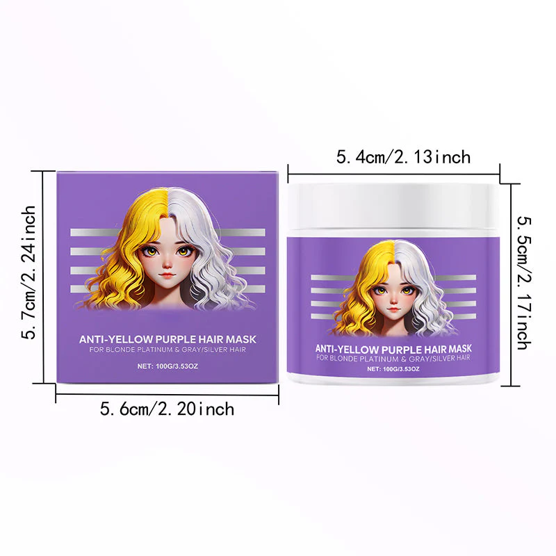 Anti-Yellowing Purple Hair Mask 💜 Say goodbye to Red Highlights! 💜