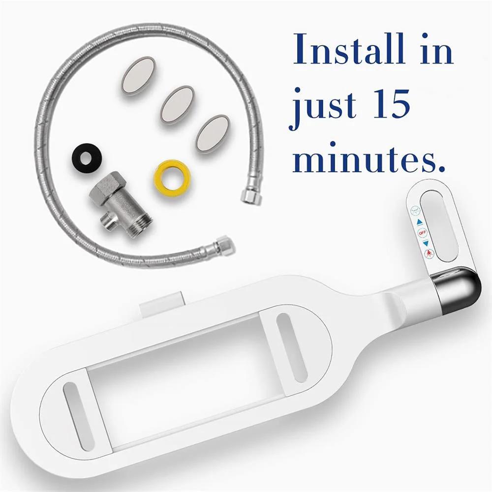 Bathroom Non Electric Dual Nozzle Bidet Toilet Washer Bidet Hygienic Self Washing Bidet