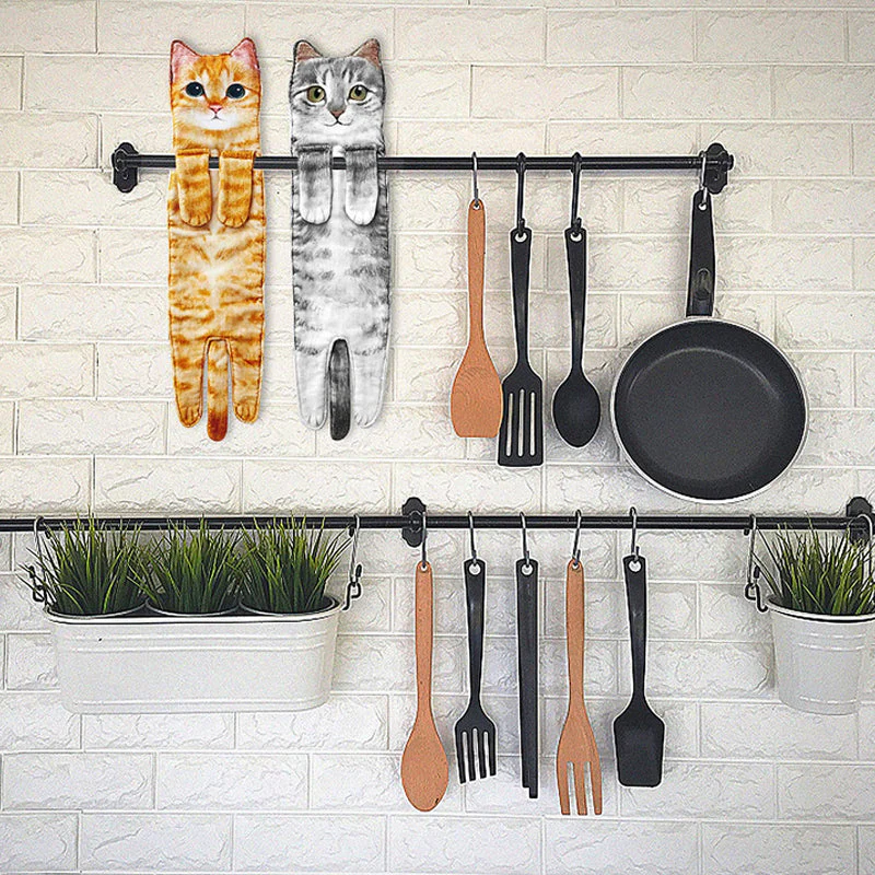 ⏳Limited-time 50% off⏰Cute Cat Hand Towel😺🐾