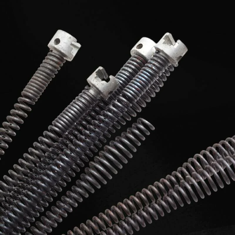Electric drain cleaning spring succeeds