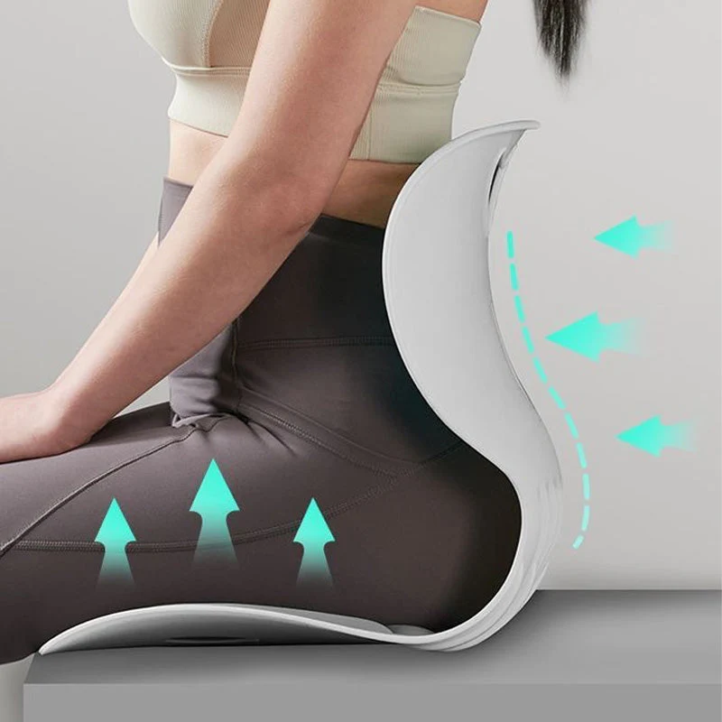 💯Ergonomic back and lumbar support cushion in memory foam for chair