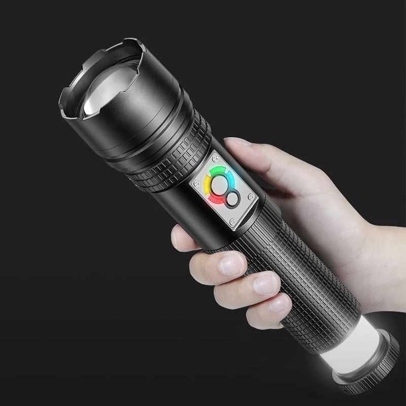 🔥2024 Hot Sale 47% OFF🔥Zoomable LED Flashlight with Power Bank Function