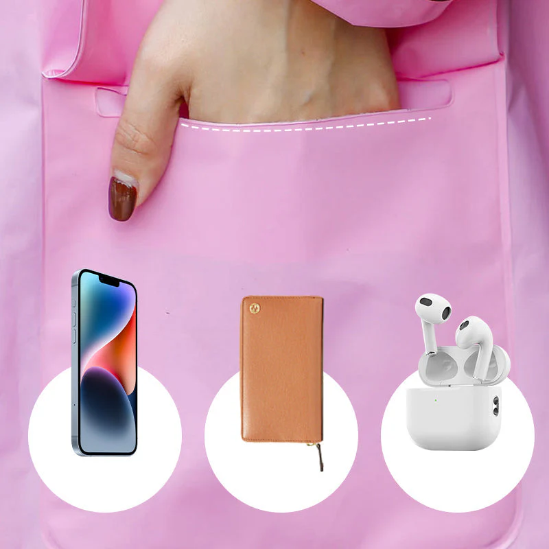 ⏳Time-limited Special⏰Reusable Hooded Raincoat with Mask for Adults🛡️