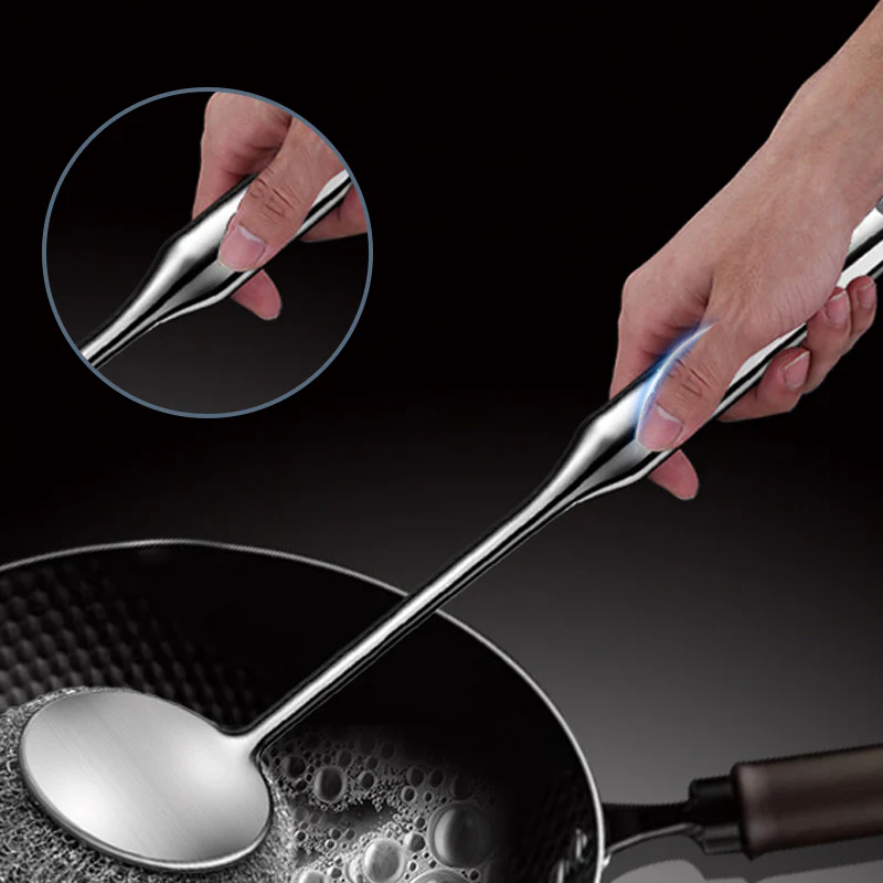Versatile stainless steel pot cleaner with handl
