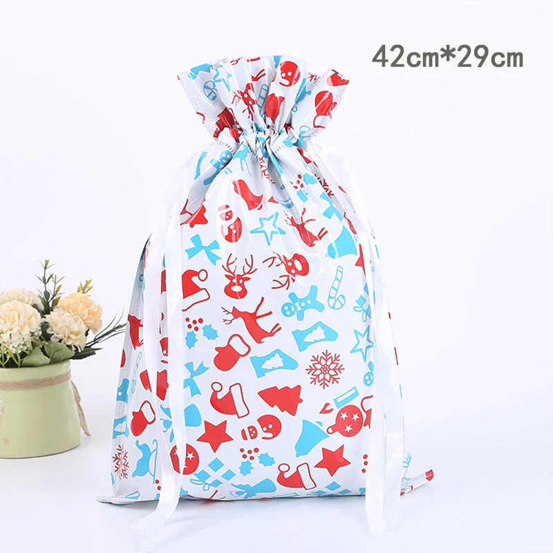 🎅Christmas Sales🎄Drawstring Christmas Gift Bags (Biodegradable)