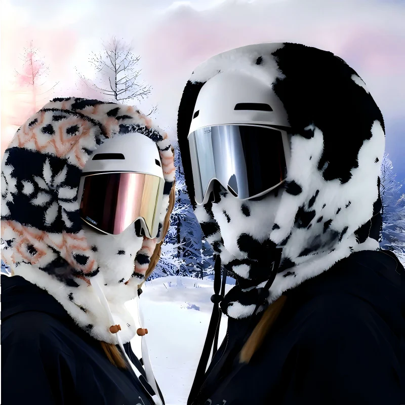 3-In-1 Unique Pattern Winter Thermal Hood