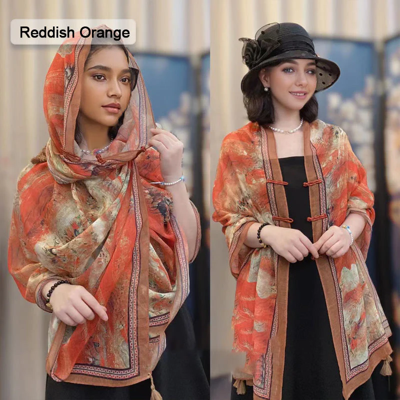 🔥2024 Fall Hot Sale🔥Women's Button Shawl Scarf for Sun Protection