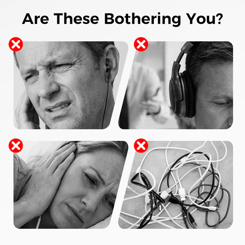 2-in-1 Clip-On & In-Ear Wireless Earphones