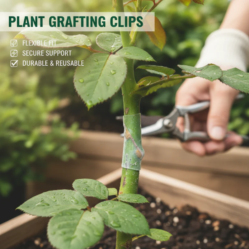 ✨ 50pcs Silicone Grafting Sleeves – Flexible, Durable & Promotes Fruit Tree Healing 🌳✨