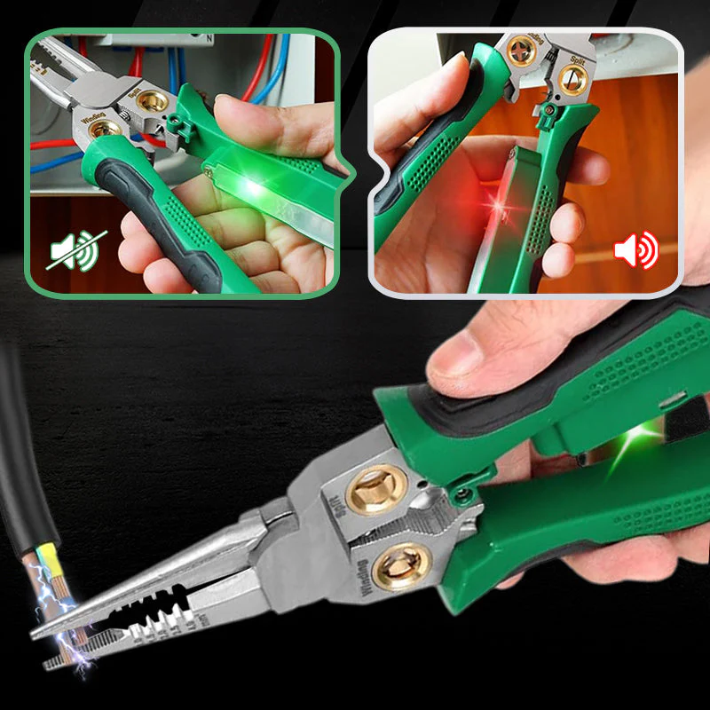 🔥8-in-1 Multi-Functional Wire Stripper Scissors With Electrical Test