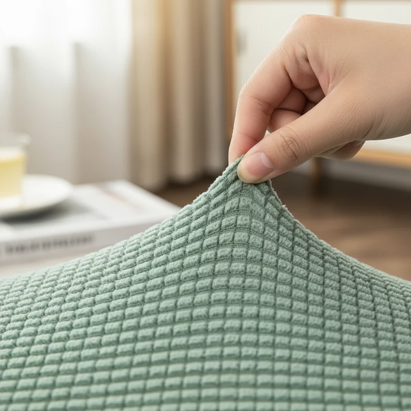 Jacquard Knitted Stretch Sofa Cover