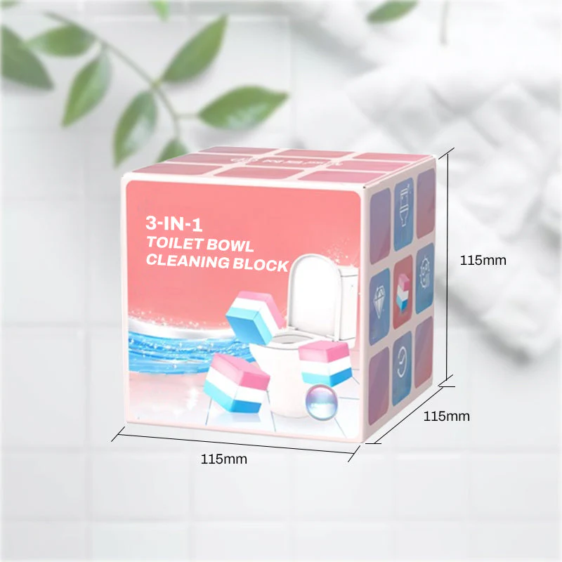3-in-1 WC-Reinigungsblock – Desodorisiert, Reinigt, Sterilisiert