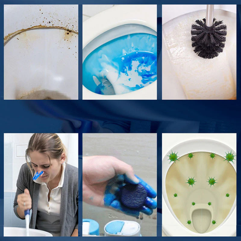 🔥Buy 1 Get 1 free - 🍋Lemon scent toilet bowls cleaning tablets