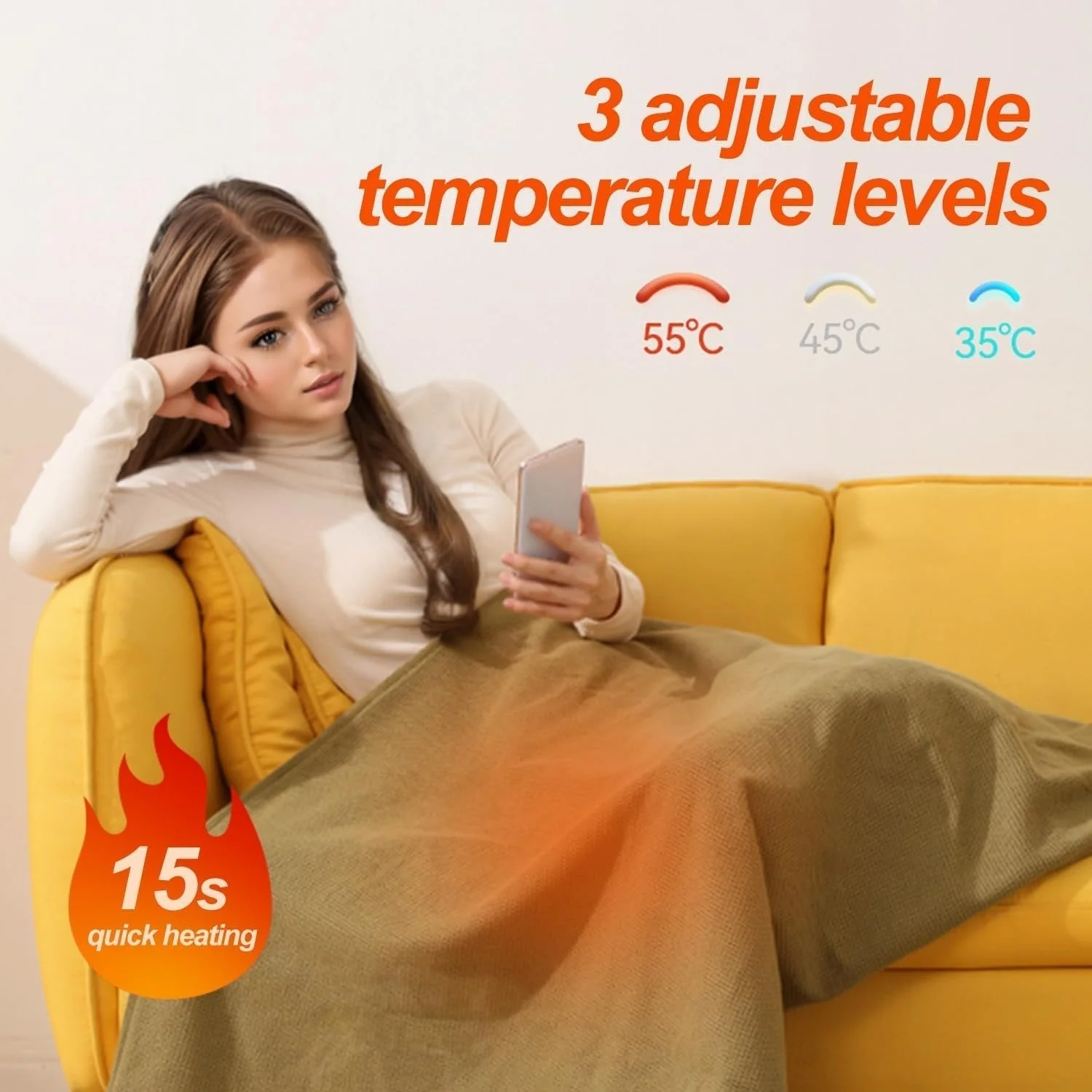 🎄Christmas promotions🎅The best gift between parent and child🎁Portable heated shawl