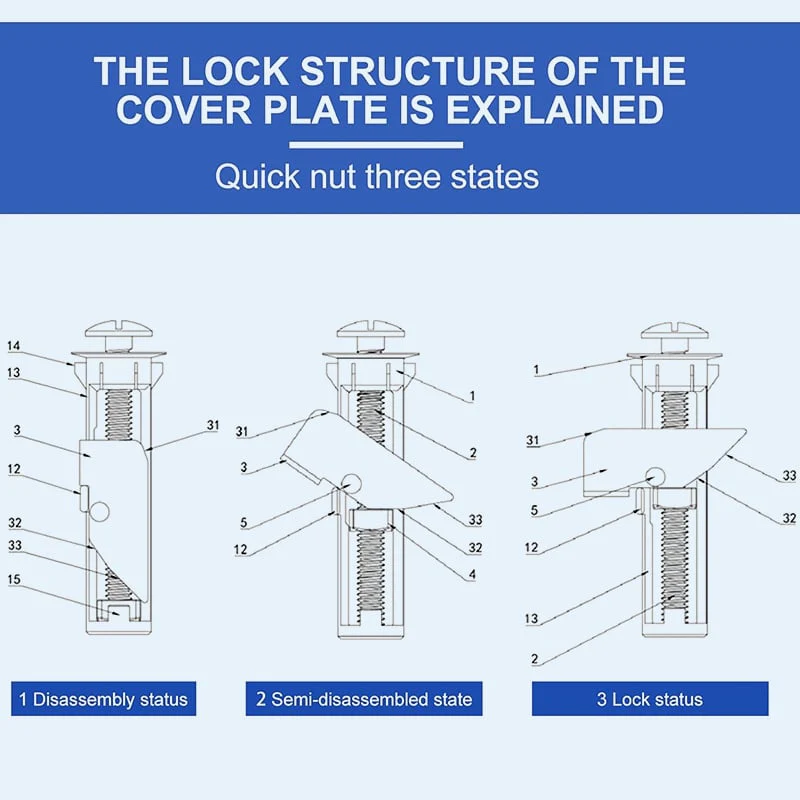 🔥Buy 1 Get 2 Free🔥Heavy Duty Toilet Seat Fixing Screws🔩