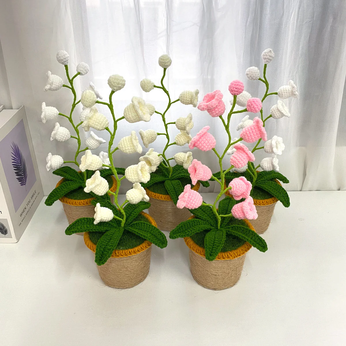 Lily Glow Crochet Lamp