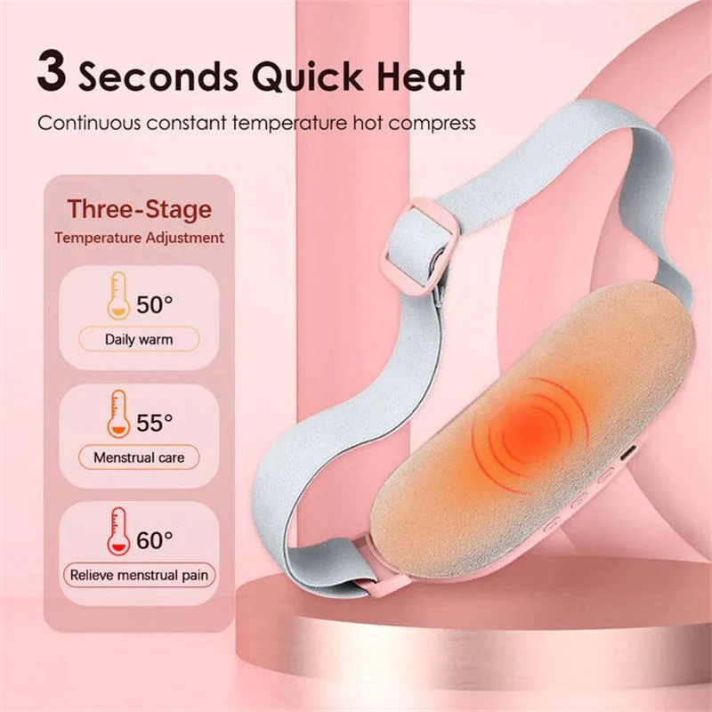 🔥 Warm Embrace: Electric Heated Menstrual Belt!
