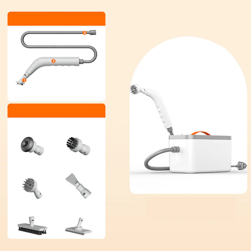 High-Temperature Pressurized Steam Cleaner for Home Use