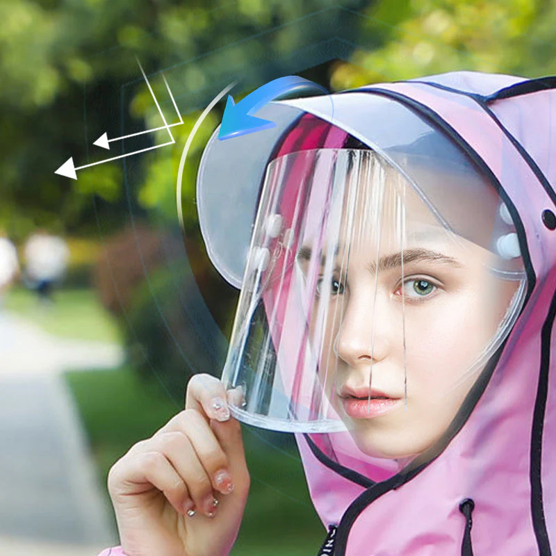 ⏳Time-limited Special⏰Reusable Hooded Raincoat with Mask for Adults🛡️