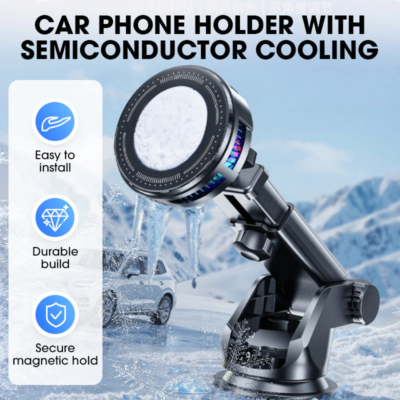 Car Phone Holder with Semiconductor Cooling