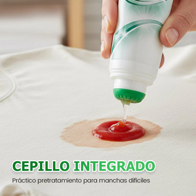 🔥Tiempo limitado 50% de descuento🔥  Gel Quitamanchas Enzimático Potente con Cepillo