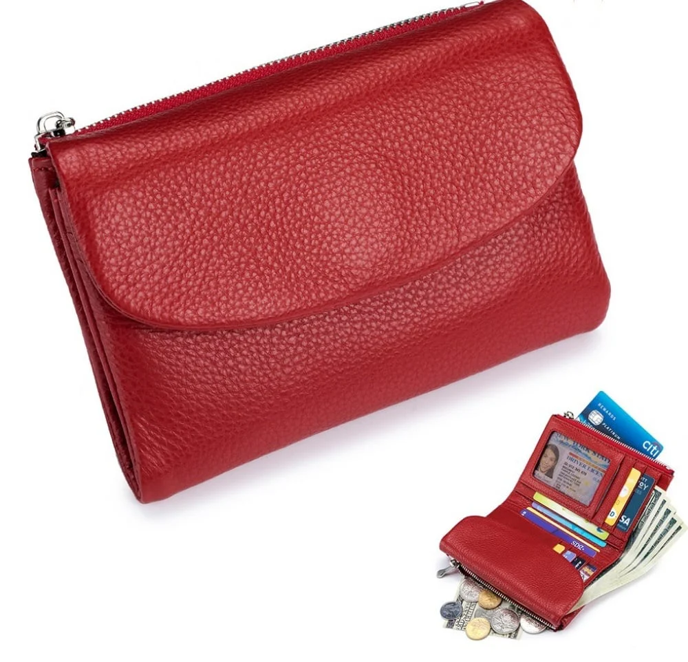 ⏰Unisex-Geldbörse aus Kieselleder🔥