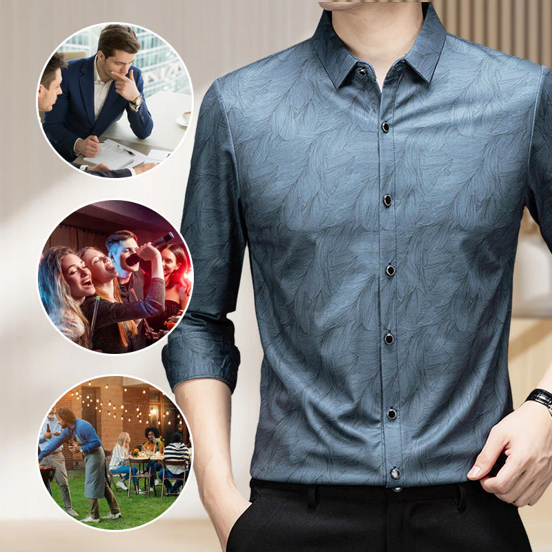 Men’s Casual Business Wrinkle-Resistant Shirt✈️Free shipping when you buy 2✈️