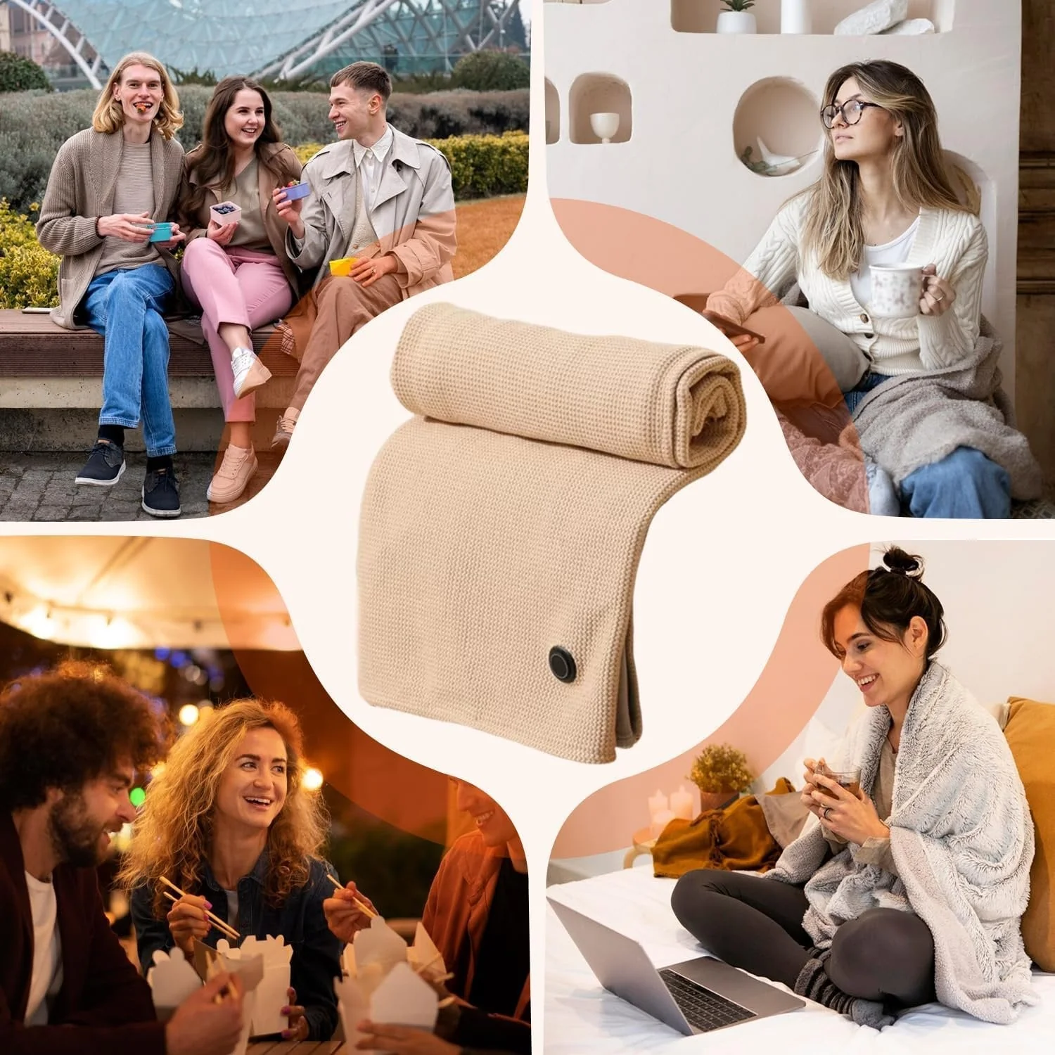 🎄Christmas promotions🎅The best gift between parent and child🎁Portable heated shawl