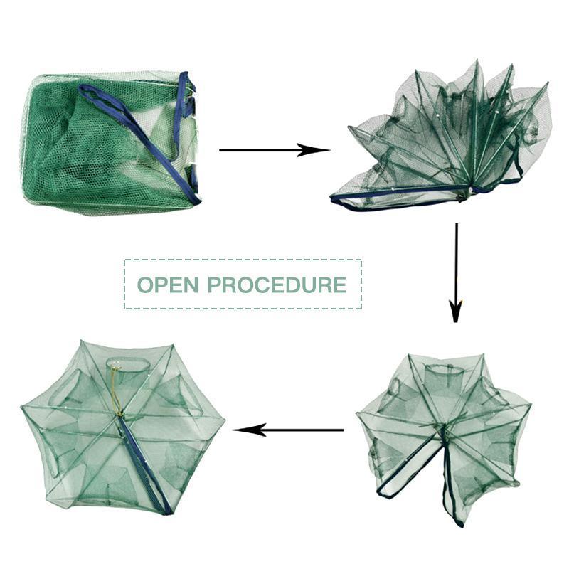 AUTOMATIC FOLDABLE STRENGTHENED FISHCATCHER