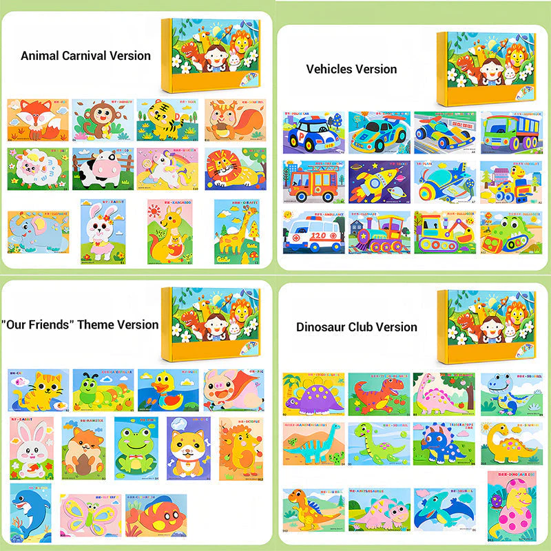 🔥HOT SALE 50% OFF-Children’s DIY 3D EVA Sticker Craft