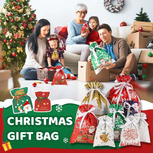 🎁🎁Christmas Sale 49% OFF🎅The World’s Best Christmas Gift Bag With Drawstring🎁